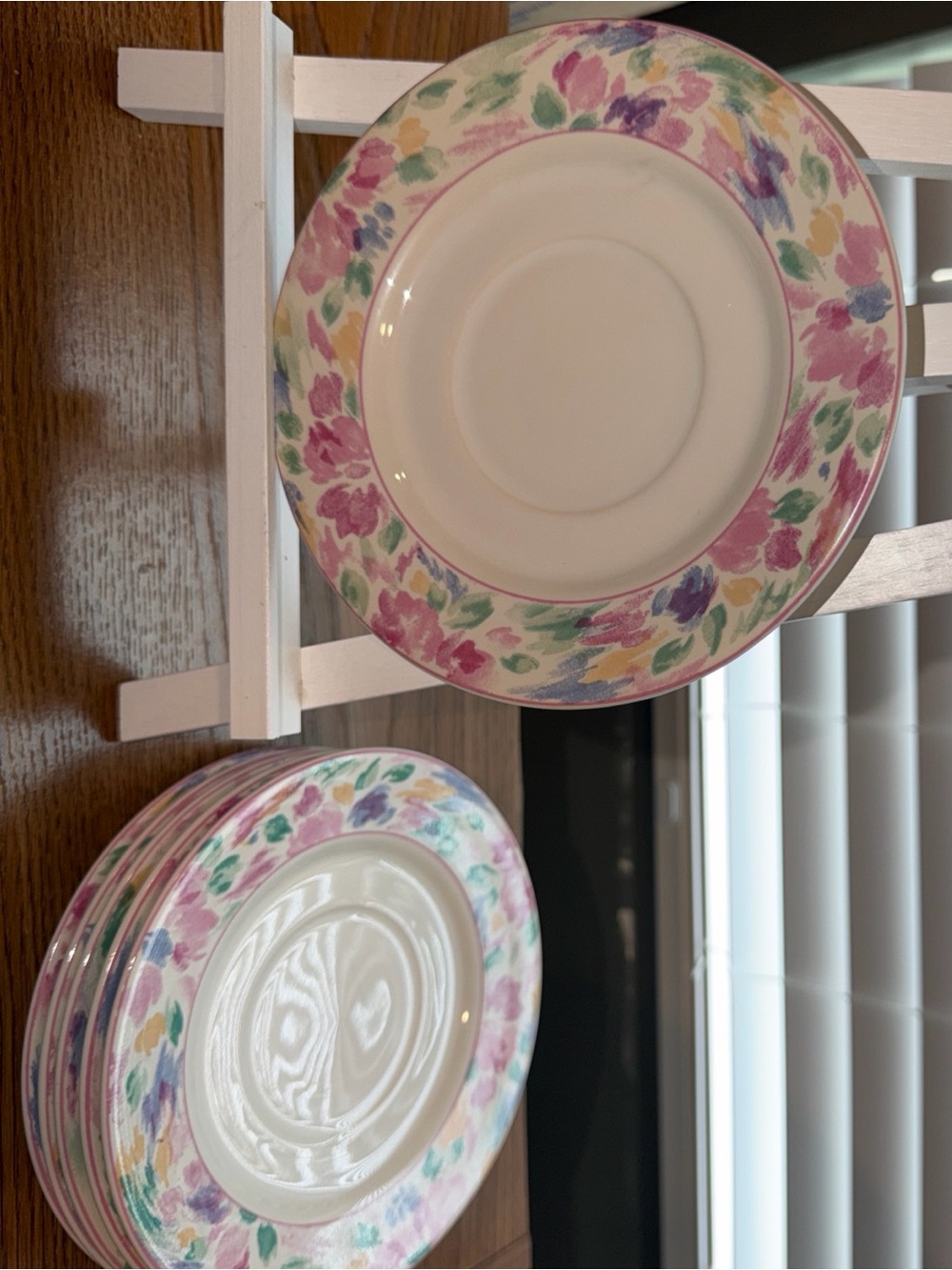 Vitromaster (BALI) 1990 Saucers Plates Genuine Stoneware Set of 6